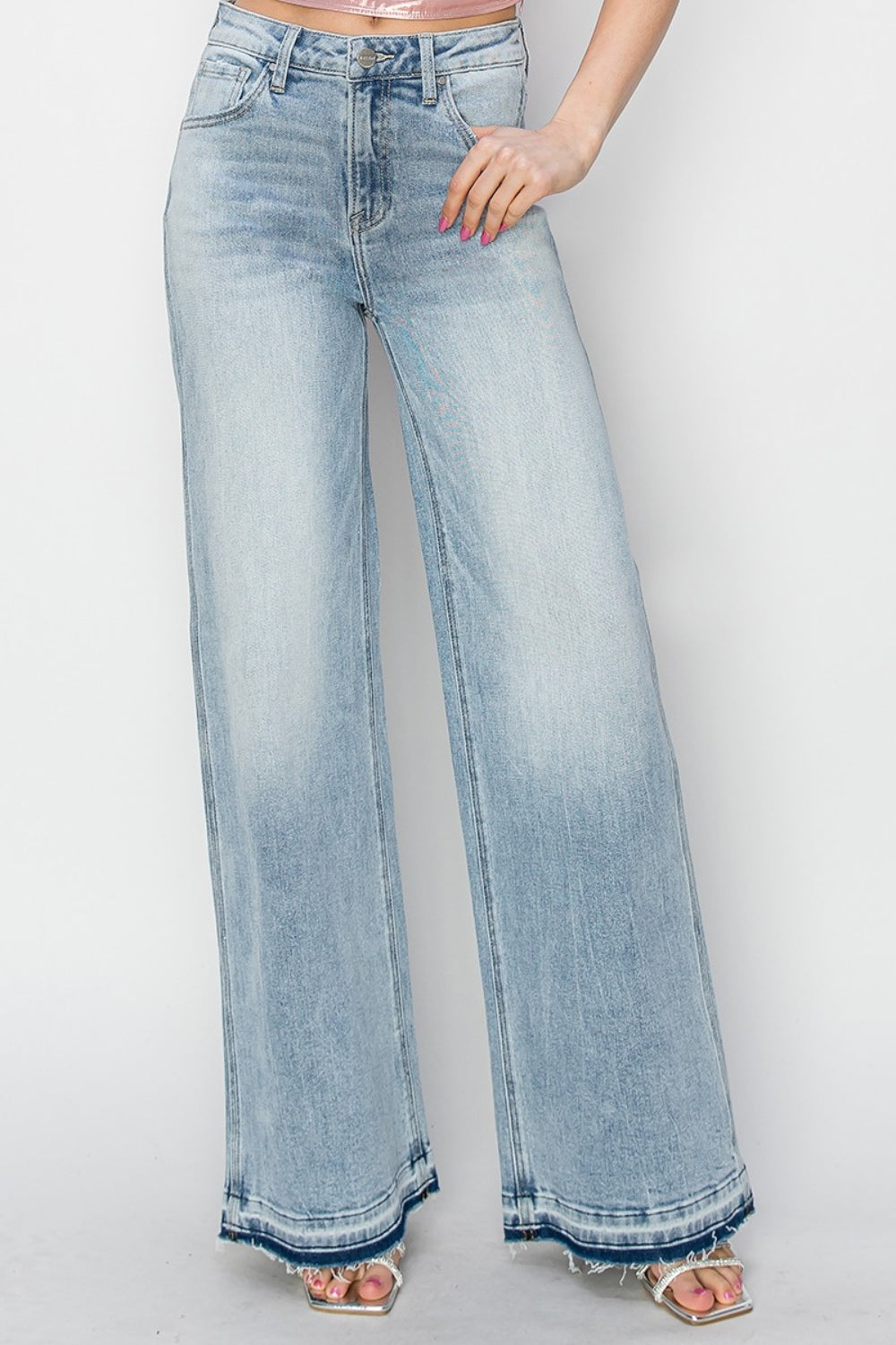 Jean large taille haute Risen Full Size