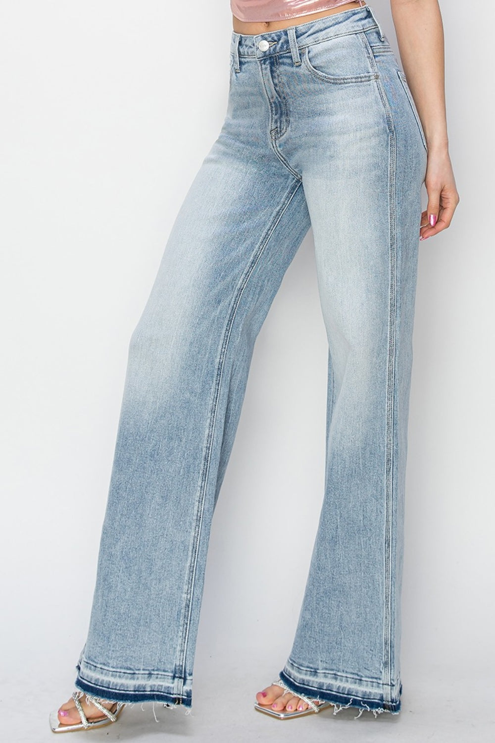 Jean large taille haute Risen Full Size