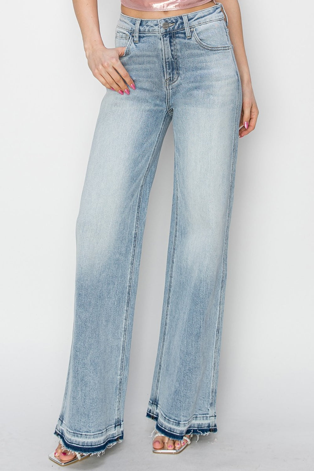 Jean large taille haute Risen Full Size